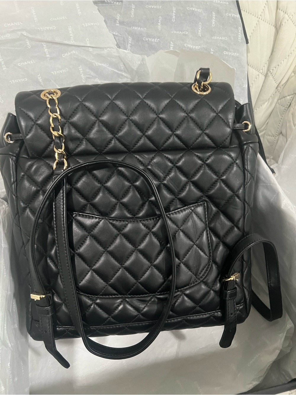 Chanel Quilted Lambskin Backpack - Picture 2 of 10